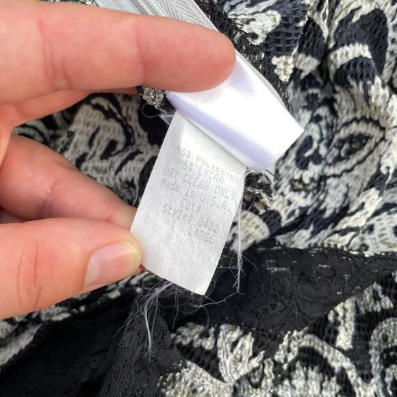 Arielle Tyler black and white midi skirt - Picture 5 of 6